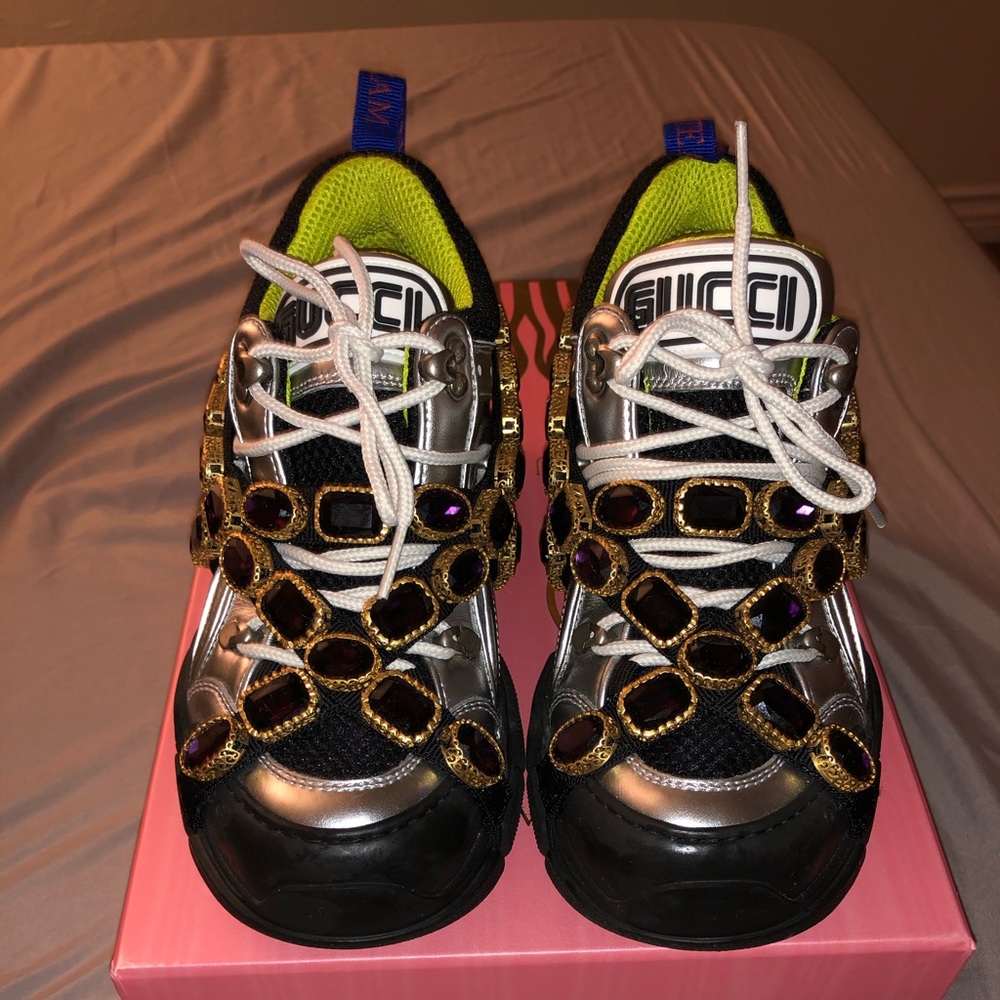 Gucci Flashtrek Crystal sneakers
